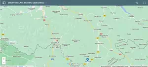 Interaktywna mapa Dworw i Paacw w Beskidzie Sdeckim