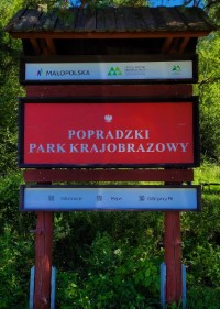 Popradzki Park Krajobrazowy - Tablica