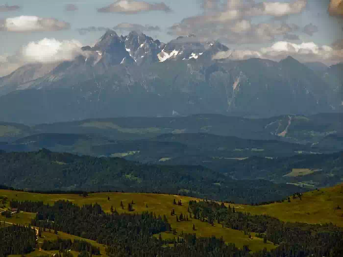 Panorama z Wielkiego Rogacza fot.  tadeusz dziedzinaC