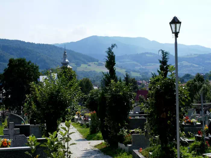 Widok na Luba z cmentarza w cku  fot. cztan