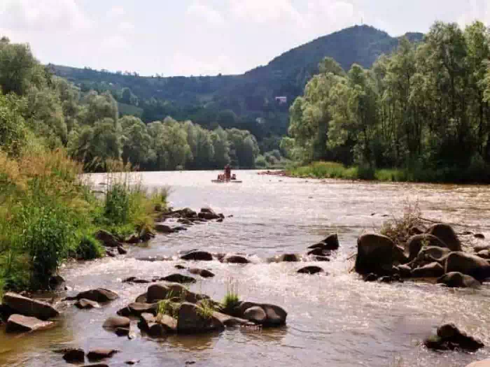Rzeka Poprad - Piwniczna-Zdrj