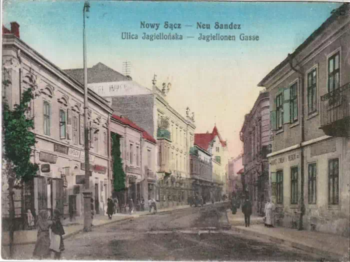 Nowy Scz - ul. Jagielloska, 1917 r.