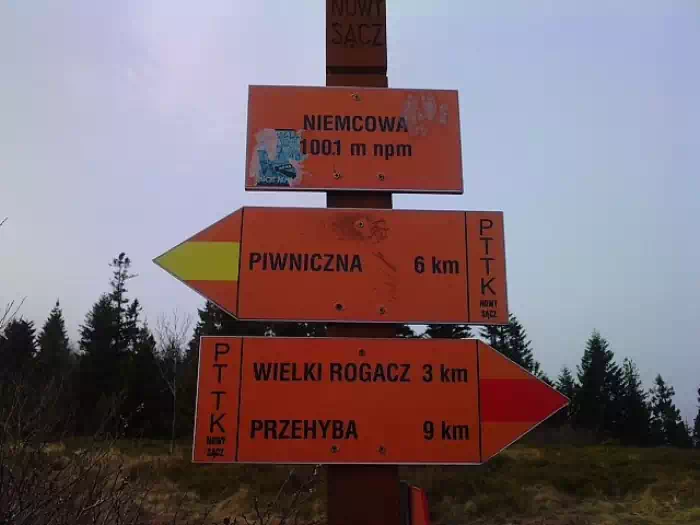 Szlak Piwniczna-Zdrj - Niemcowa